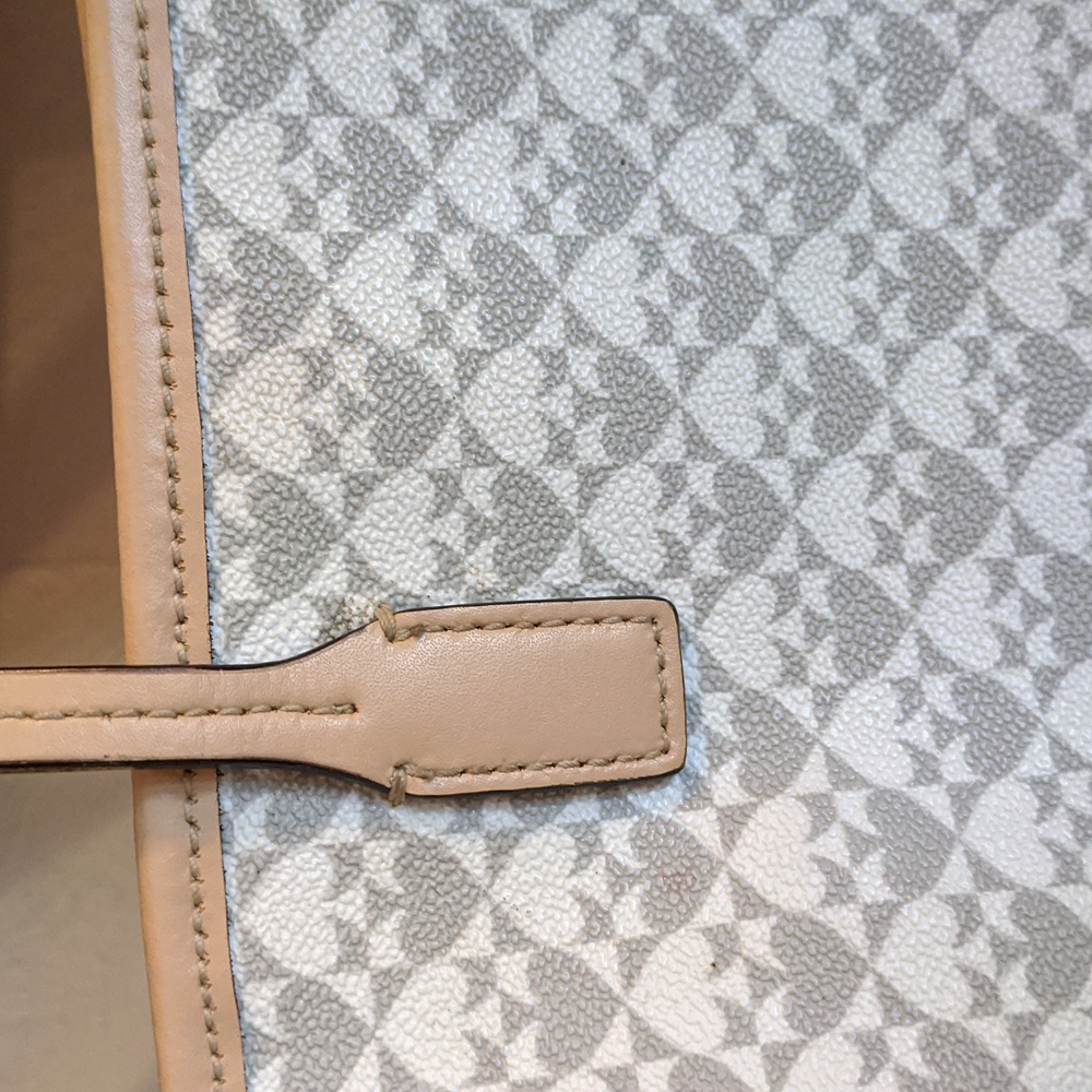 Kate Spade Beige and White Tote Bag - Picture 5 of 10